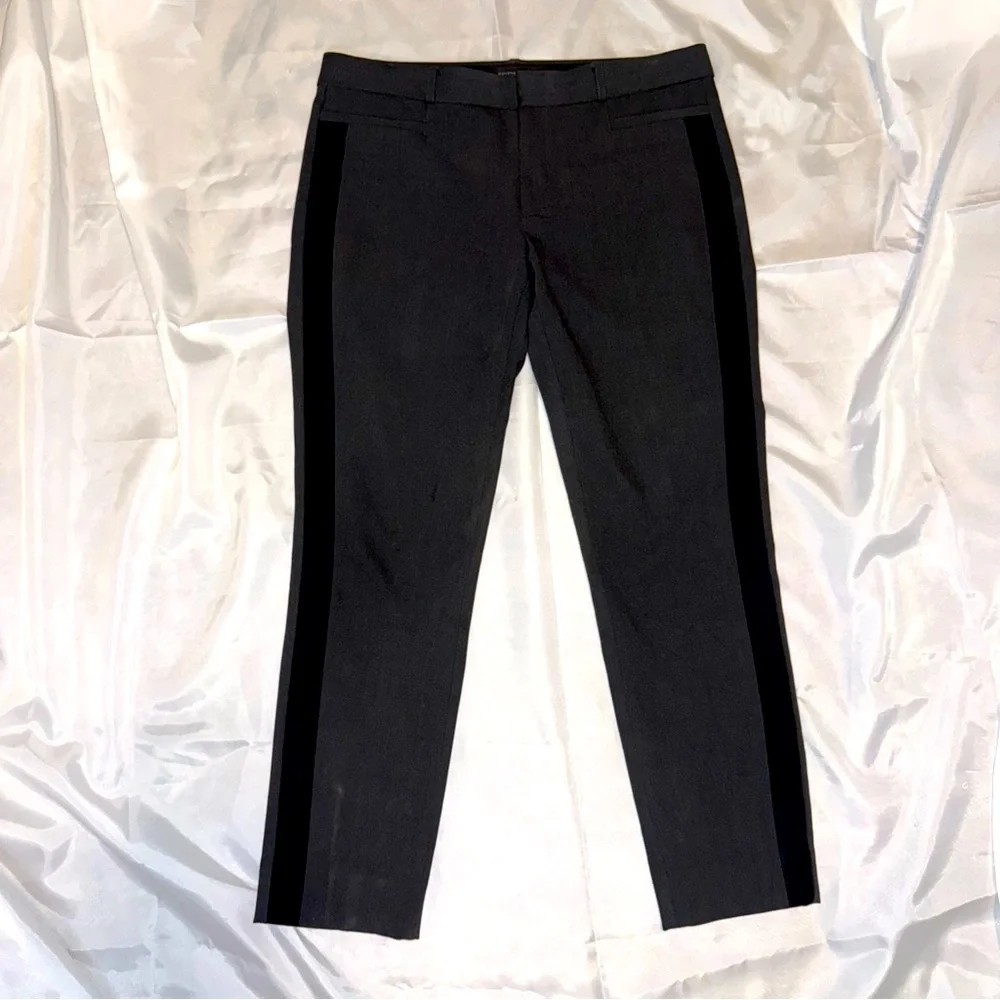 Banana Republic Women’s‎ Corporate Business Pants Dark Gray/Black Stripe